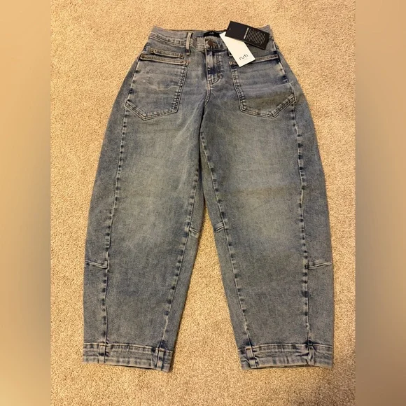 Ruti THE PETITE SLOUCHY JEANS 2.0 in Vintage Wave 8P NWT - Picture 4 of 5